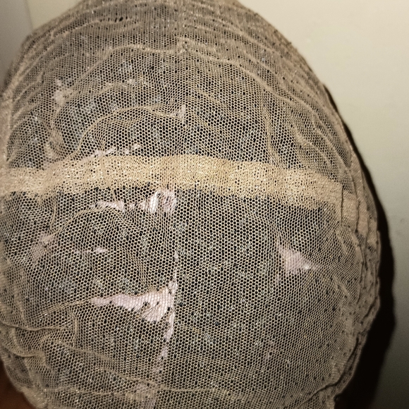 Handmade Black Long Braided Wig with Beads - Picture 9 of 11